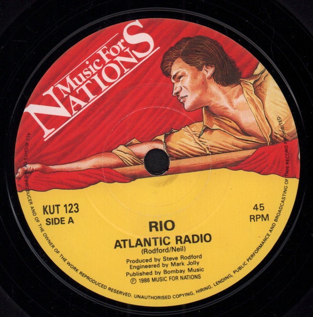 Rio (80'S Artist) - Atlantic Radio - 7 Inch