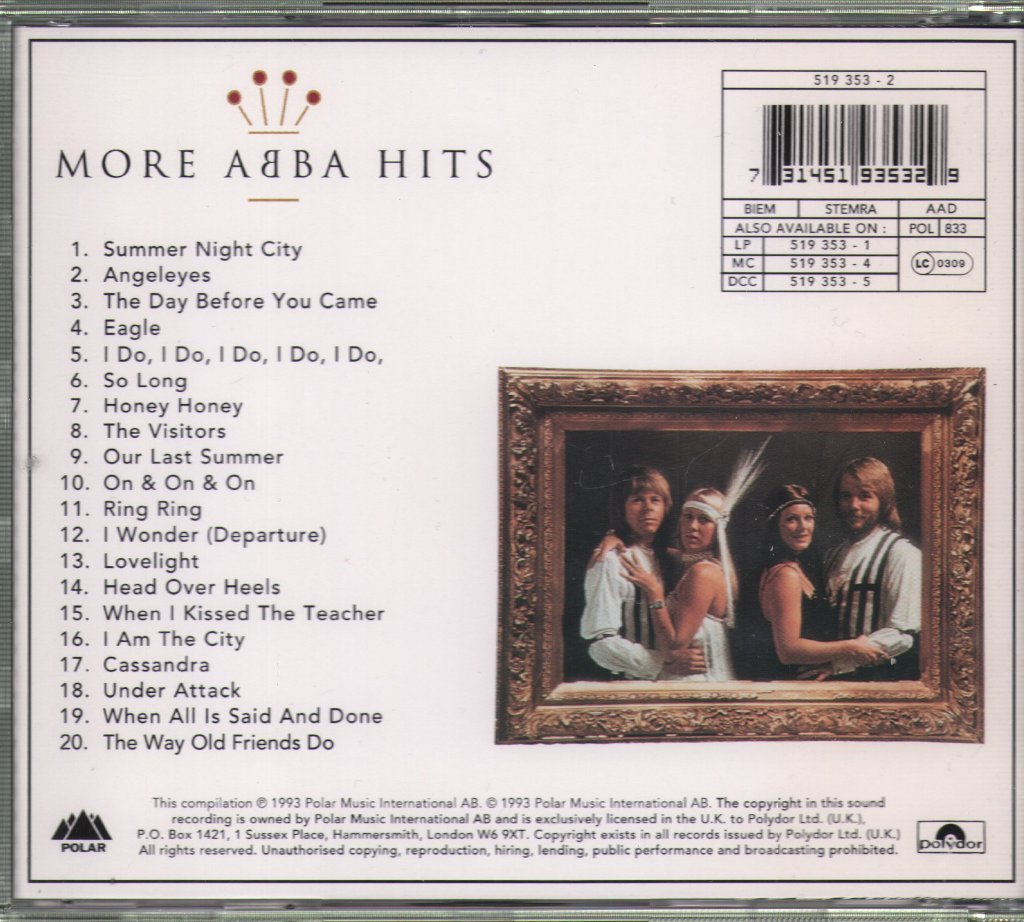 ABBA - More ABBA Gold (More ABBA Hits) - Cd