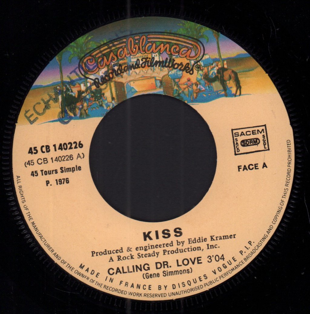 Kiss - Calling Dr Love - 7 Inch