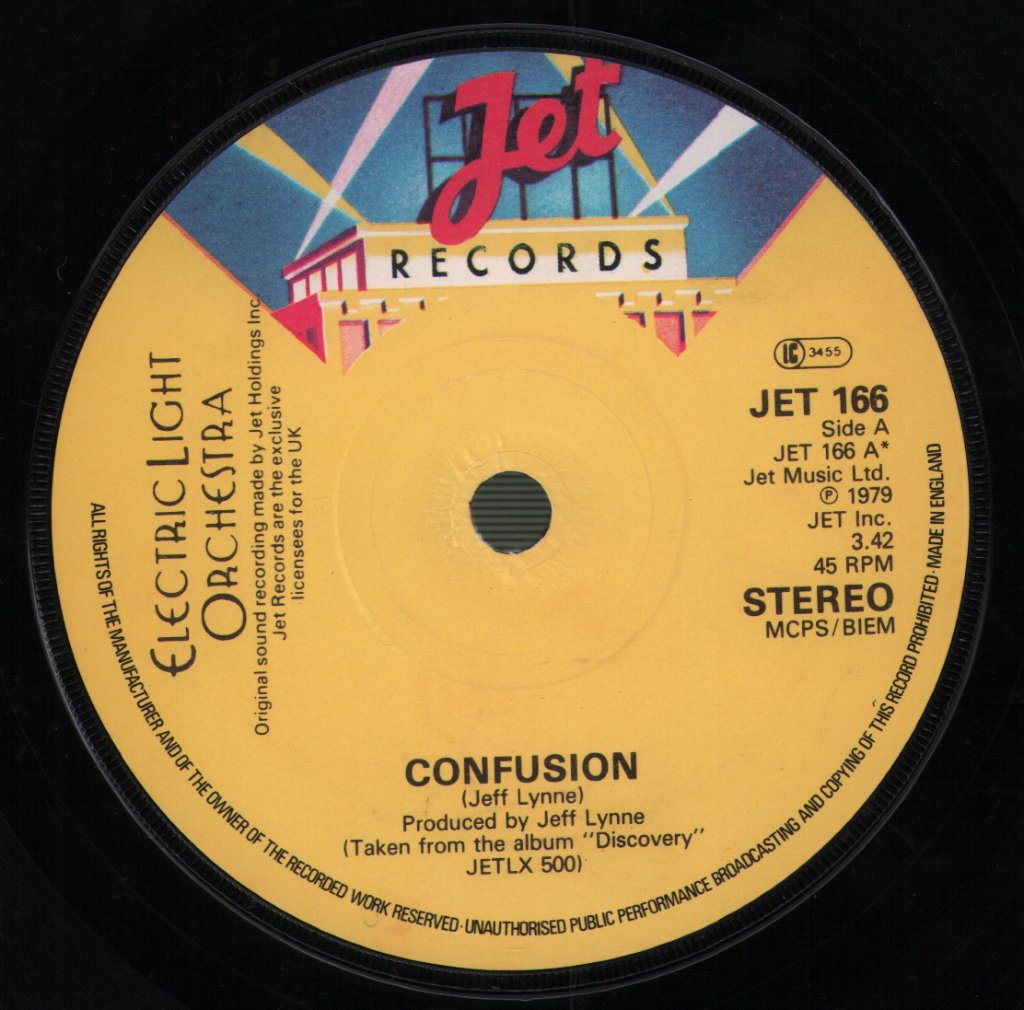 Electric Light Orchestra - Confusion - 7 Inch