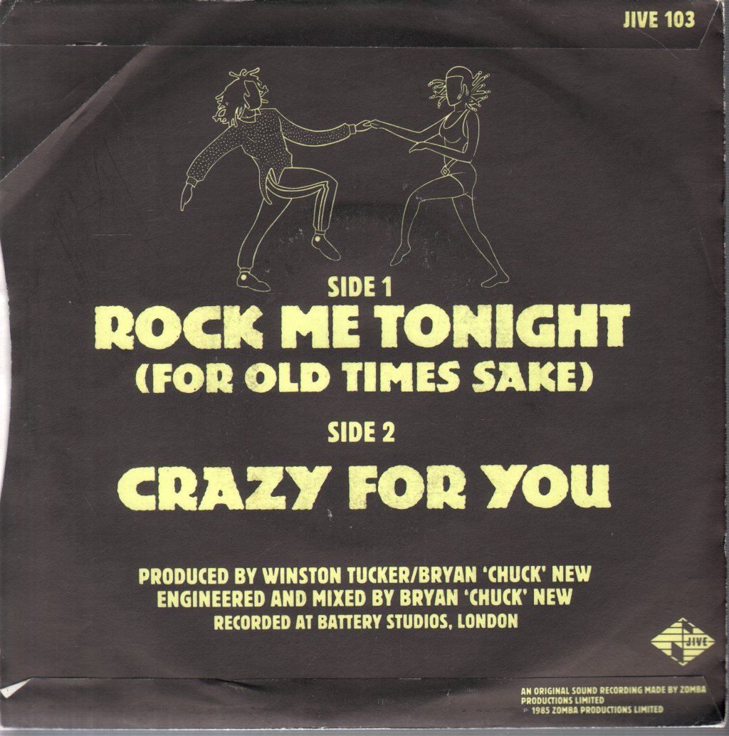 Winston Groovy - Rock Me Tonight - 7 Inch