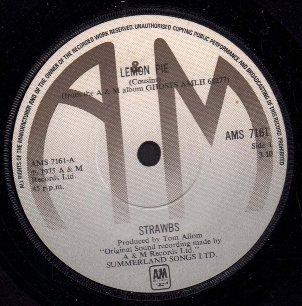 Strawbs - Lemon Pie - 7 Inch