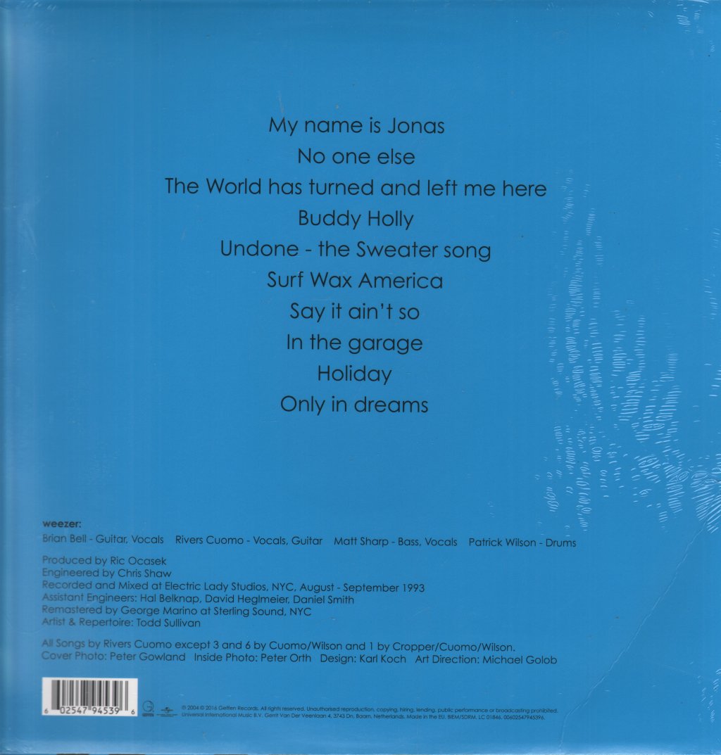 Weezer - Blue Album - Lp