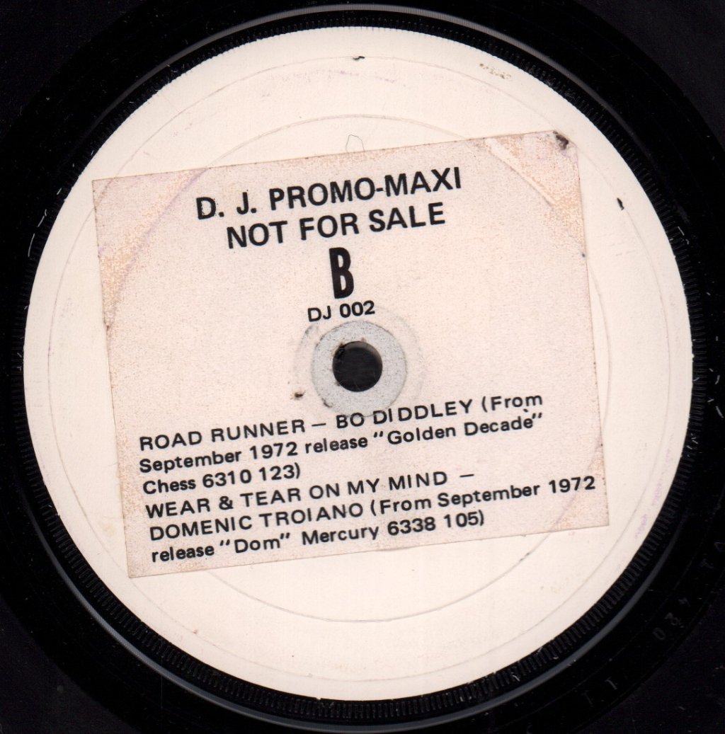 Domenic Troiano / bo diddley / Domenic Troiano - Answer - 7 Inch