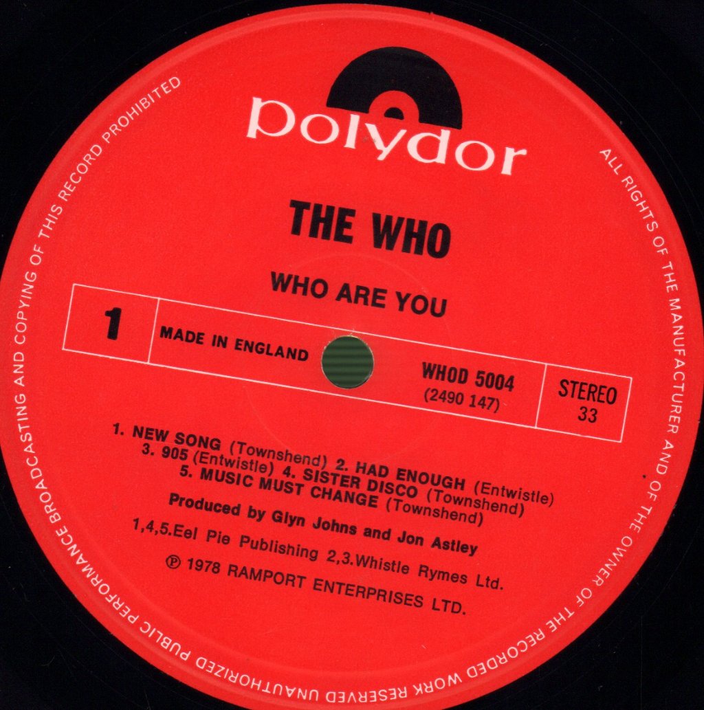 Who - Who Are You - Lp