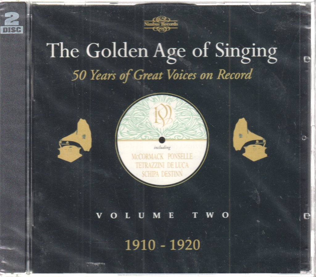 Various Artists - Golden Age Of Singing Volume Two 1910 - 1920 - Double Cd