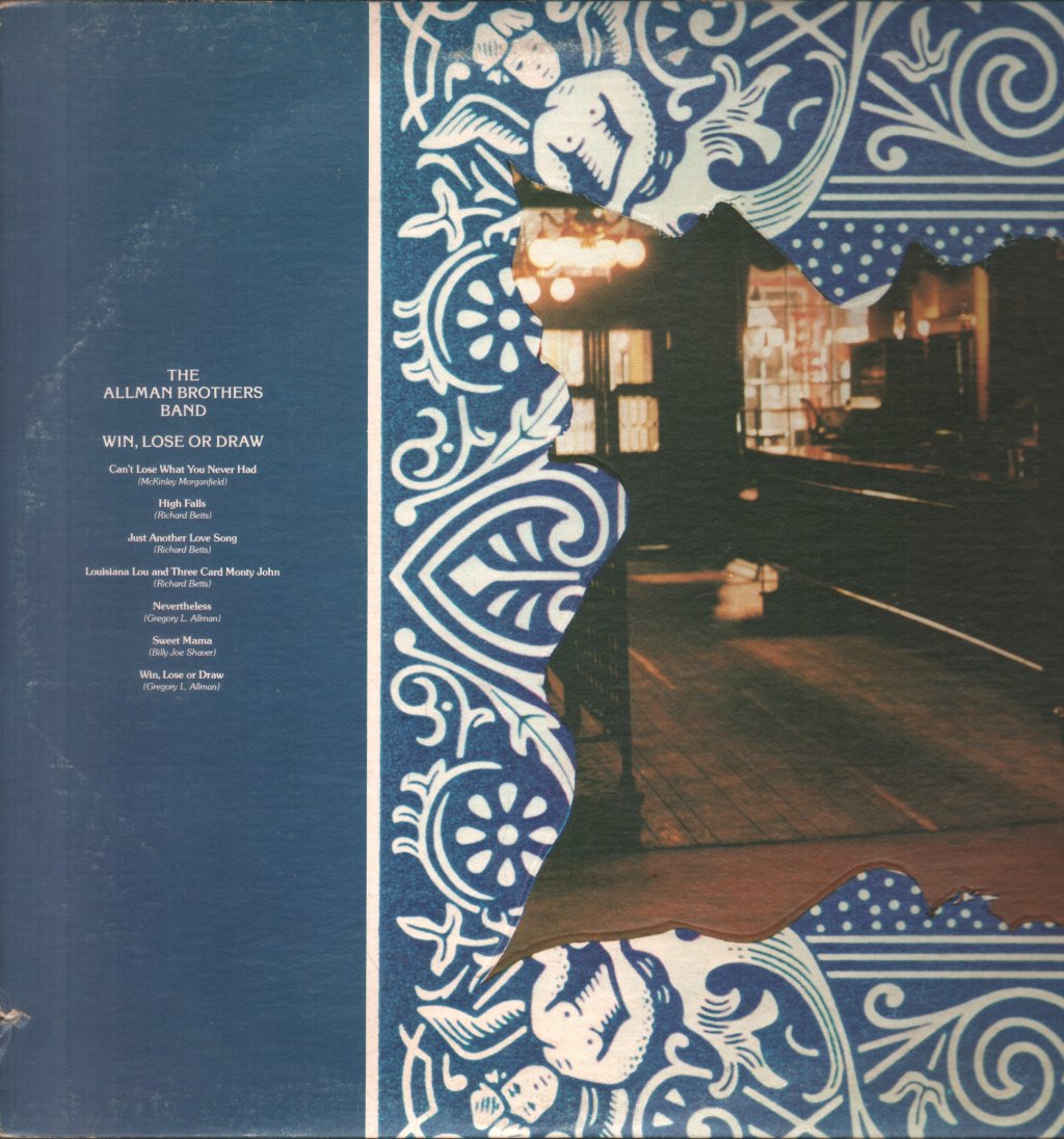 Allman Brothers Band - Win, Lose Or Draw - Lp