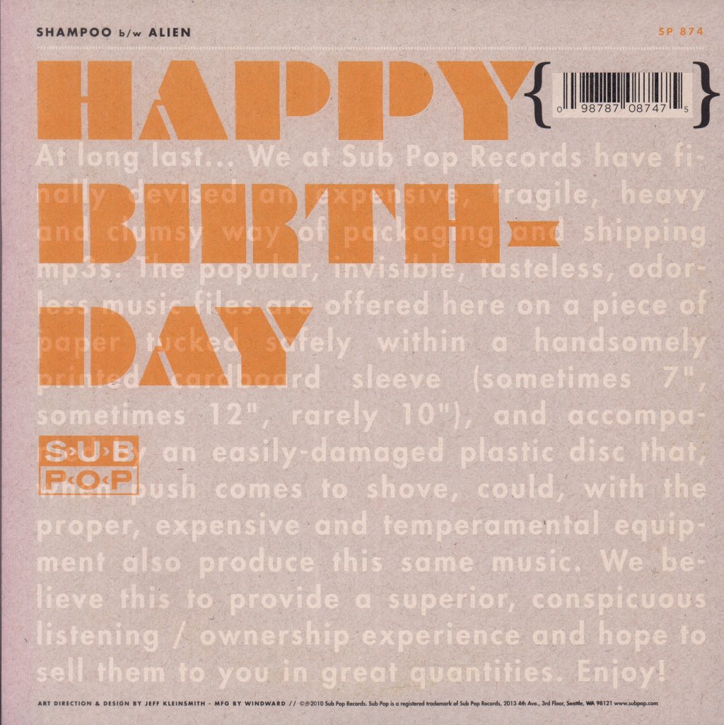 Happy Birthday - Shampoo - 7 Inch