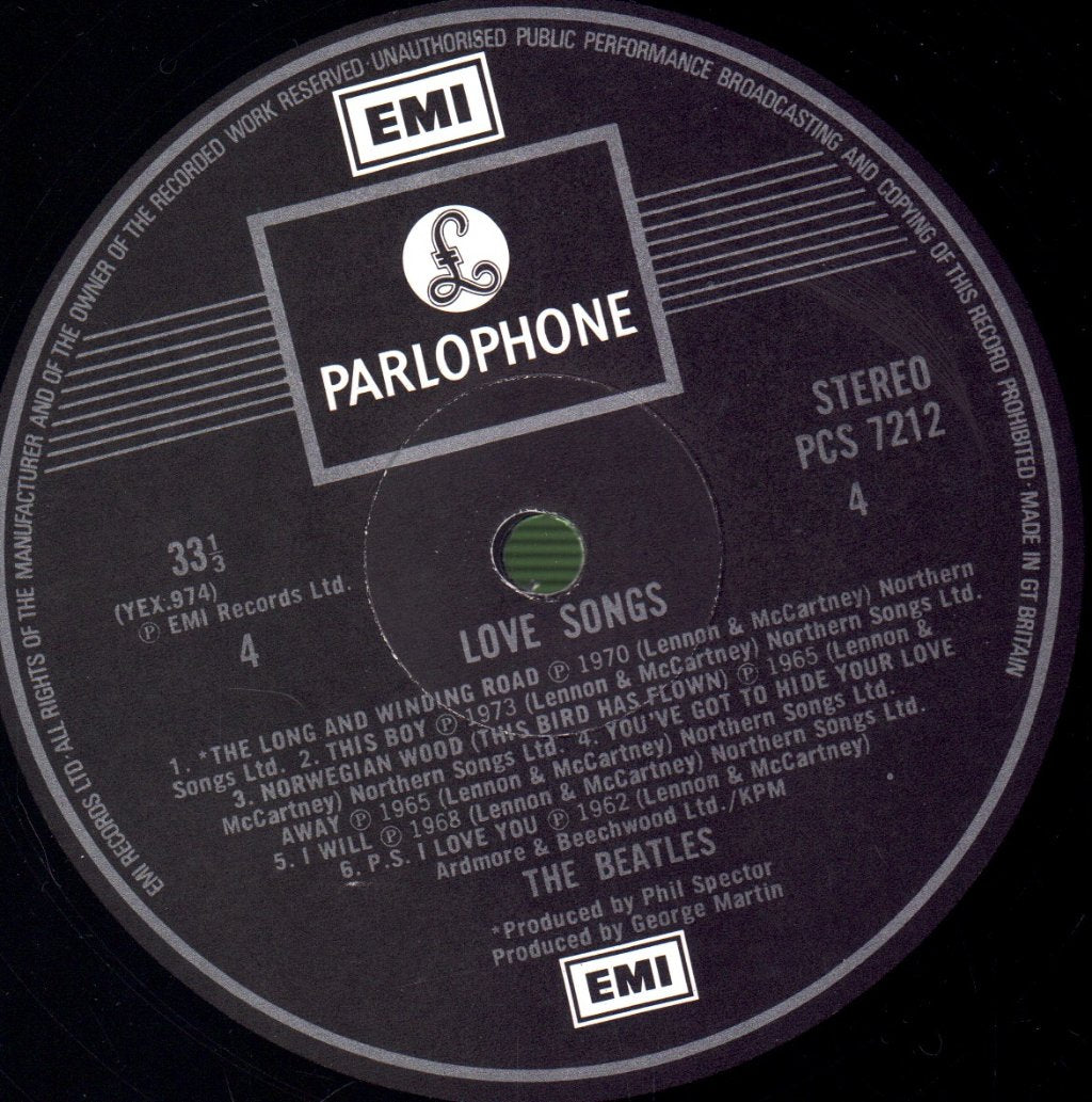 Beatles - Love Songs - Double Lp