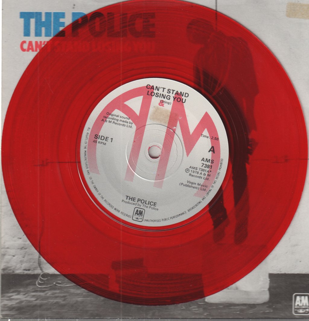 Police - Can't Stand Losing You - 7 Inch