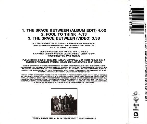 Dave Matthews Band - Space Between - Cd