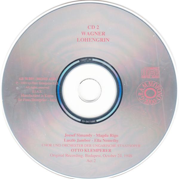 Otto Klemperer - Wagner - Lohengrin, Budapest, October 24, 1948 - Triple Cd