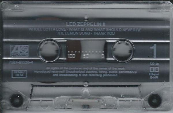 Led Zeppelin - Led Zeppelin II - Cassette