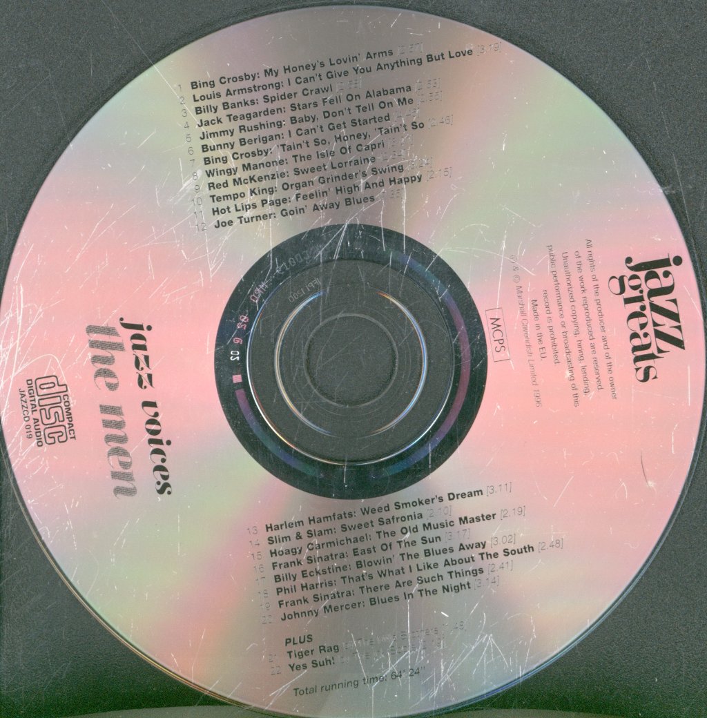 Various Artists - Jazz Voices - The Men - Cd