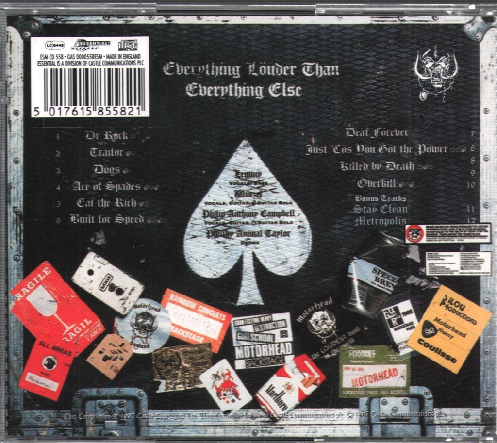 Motorhead - Nö Sleep At All - Cd