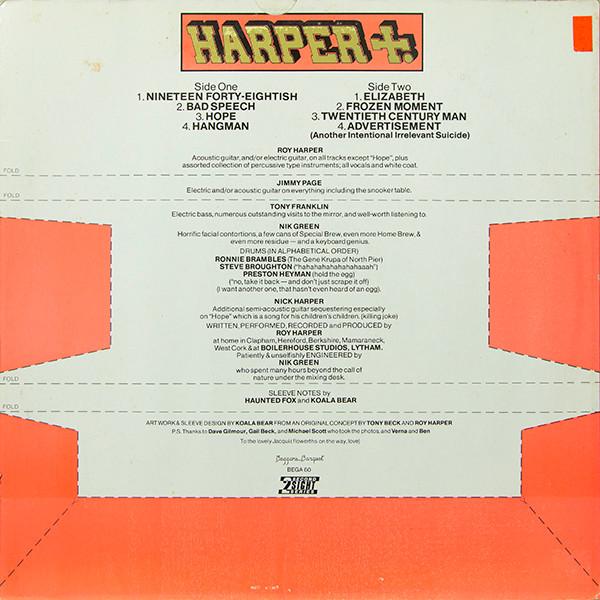 Roy Harper And Jimmy Page - Whatever Happened To Jugula? - Lp