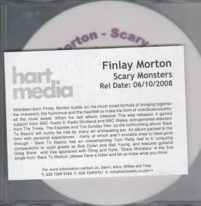 Finlay Morton - Scary Monsters - Cdr