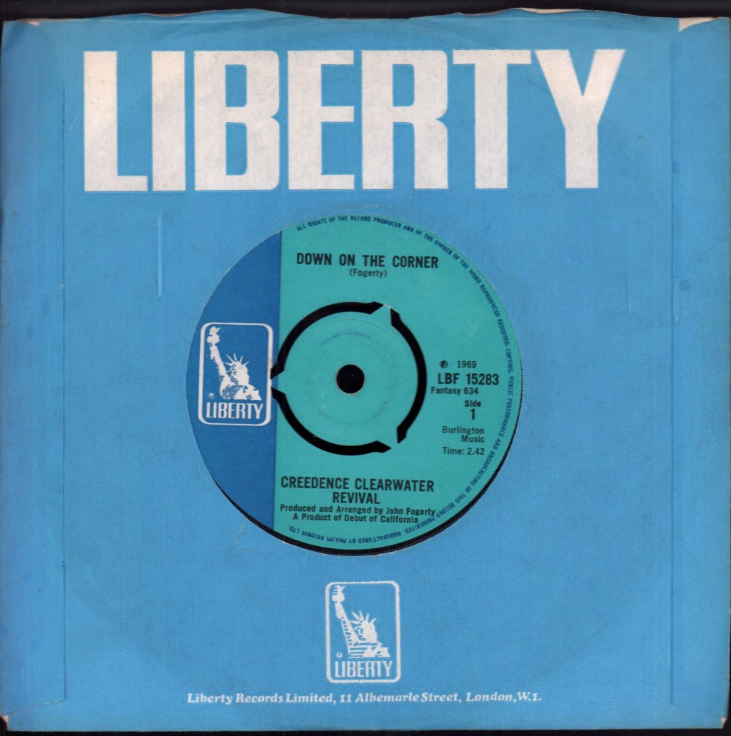 Creedence Clearwater Revival - Down On The Corner - 7 Inch