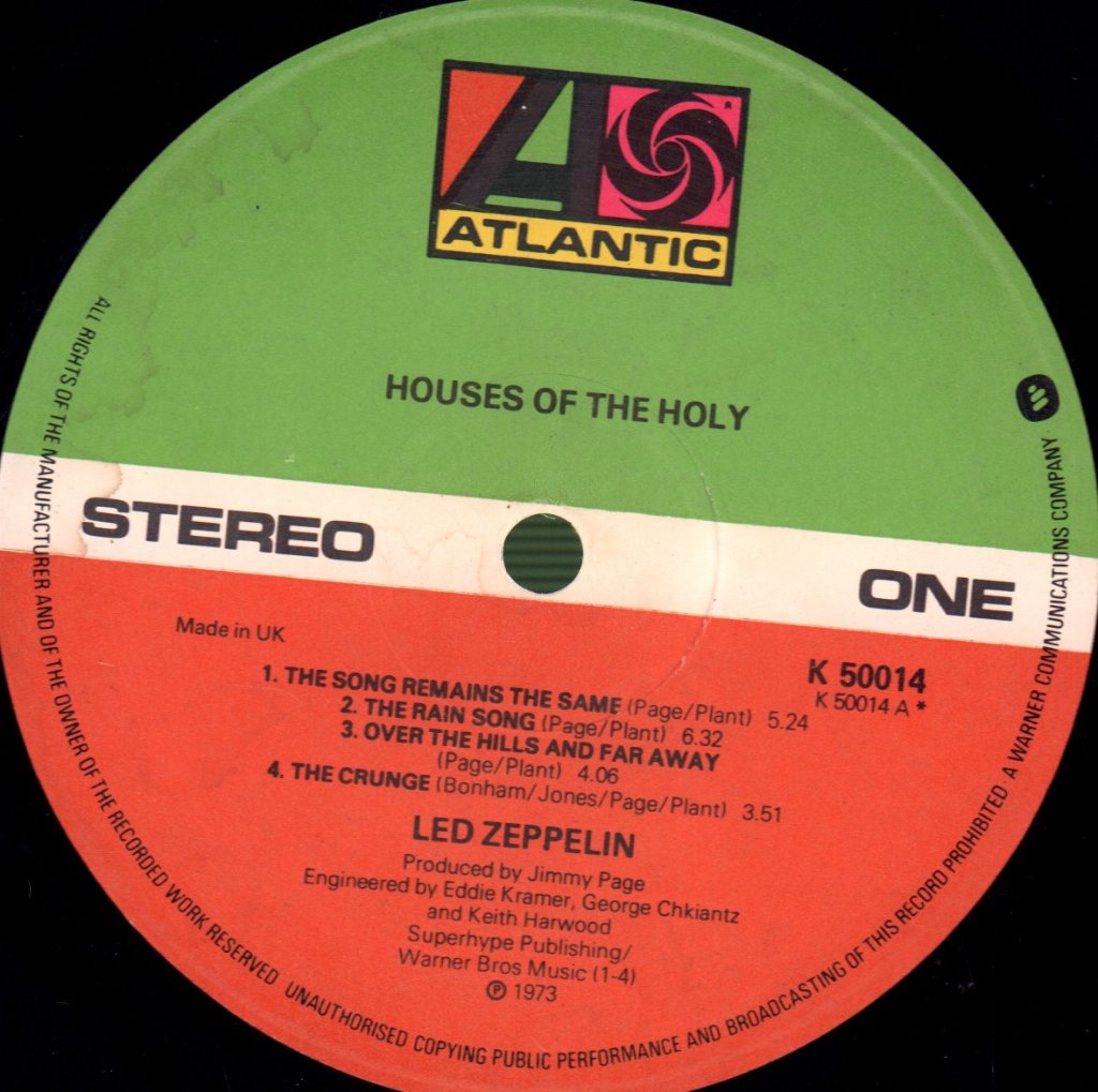Led Zeppelin - Houses Of The Holy - Lp
