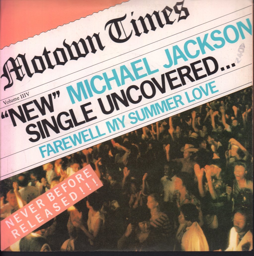 Michael Jackson - Farewell My Summer Love - 7 Inch