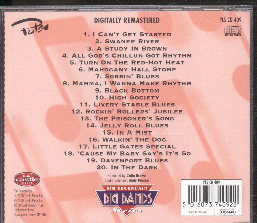 Bunny Berigan - Legendary Big Bands Series - Cd