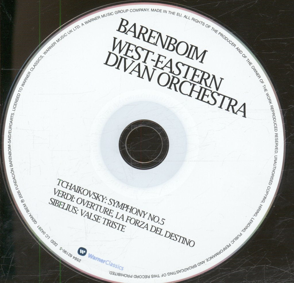 Daniel Barenboim West Eastern Divan Orchestra - Symphony No. 5, Overture, La Forza Del Destino, Valse Triste - Cd/Dvd