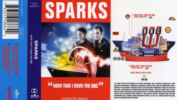 Sparks - Now That I Own The BBC - Cassette