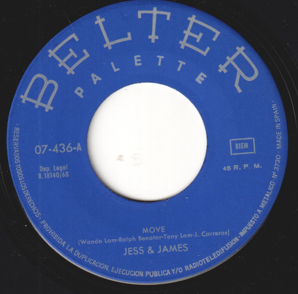 Jess & James - Move - 7 Inch