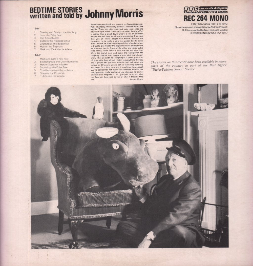 Johnny Morris - Bedtime Stories - Lp