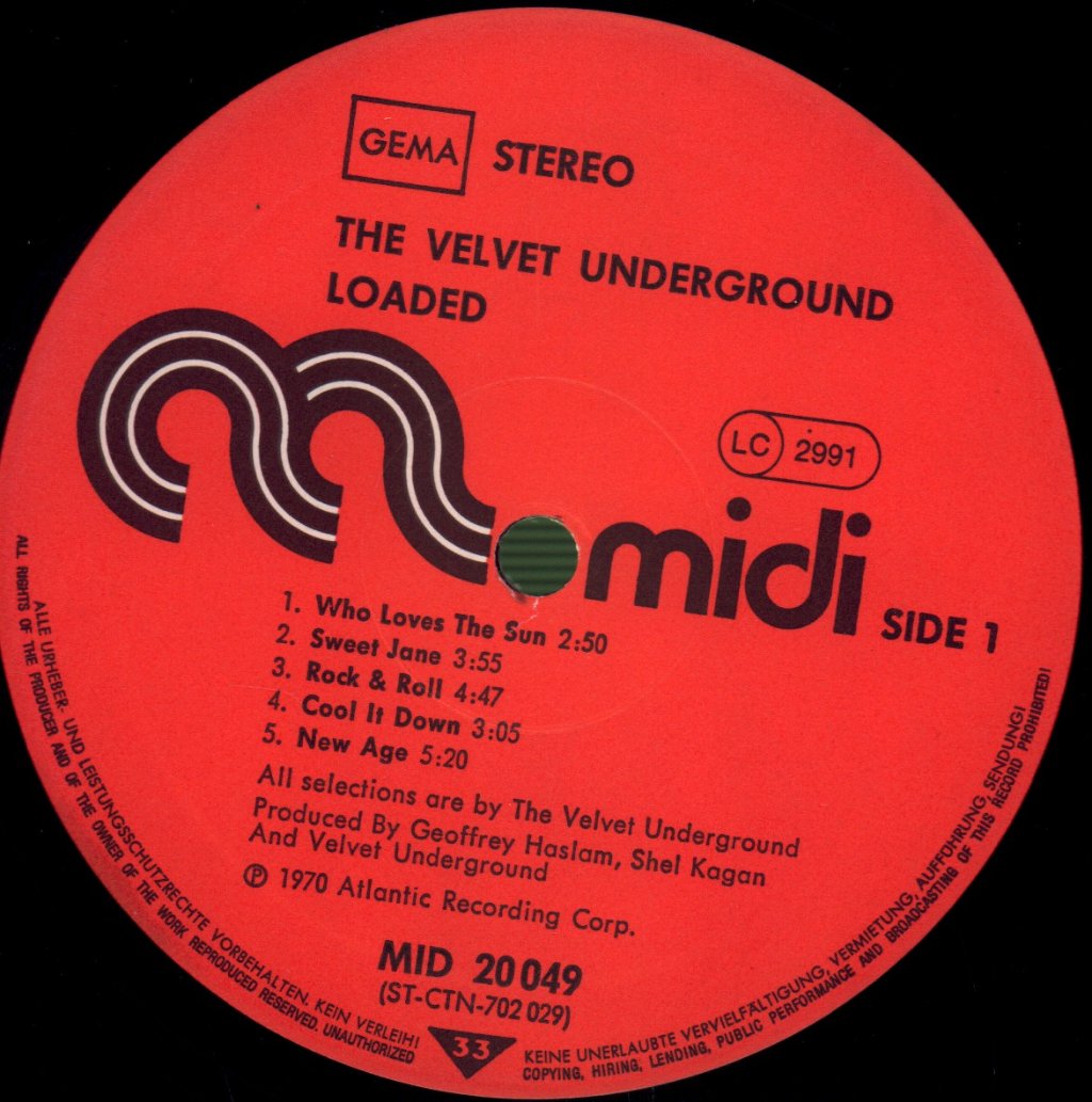 Velvet Underground - Loaded - Lp
