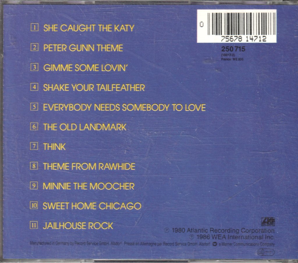 Blues Brothers - Original Soundtrack Recording - Cd