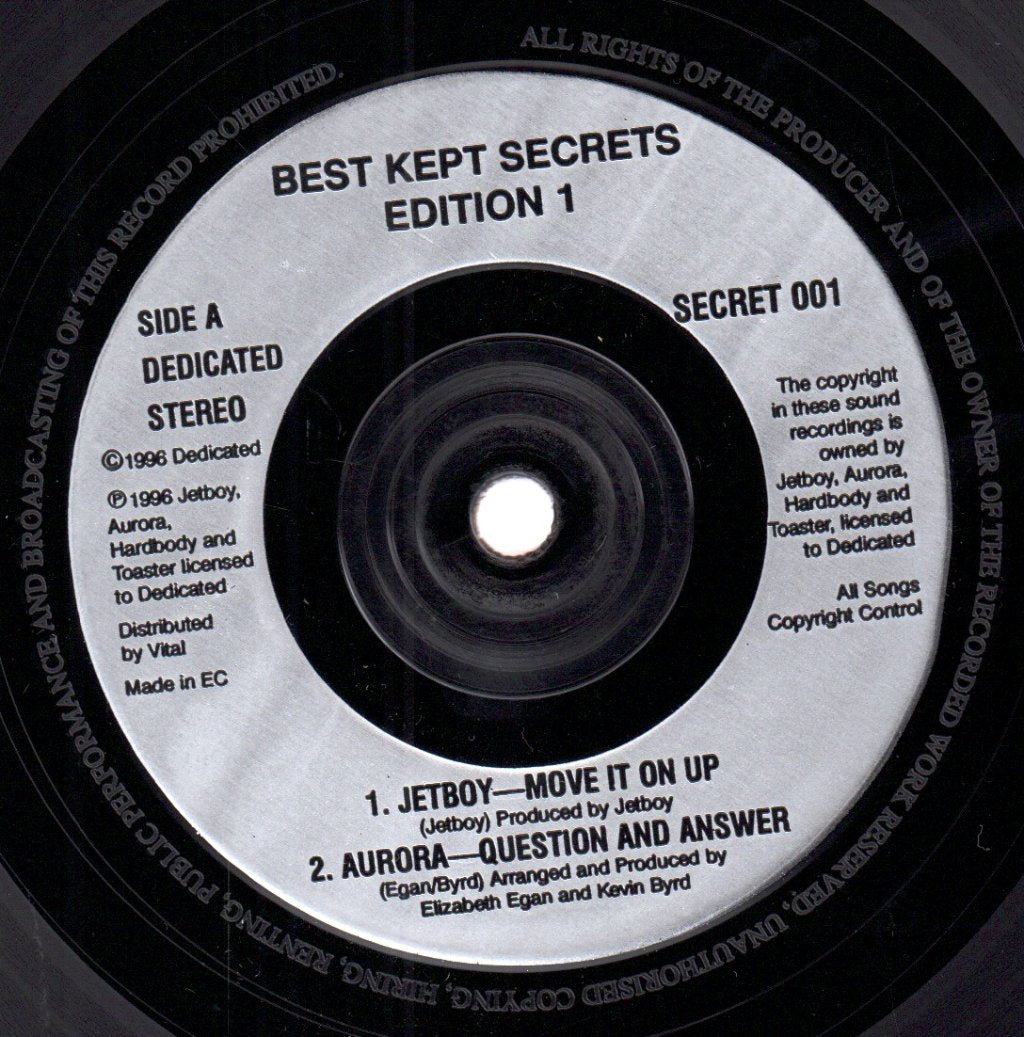 Jetboy / Aurora / Hardbody / Toaster - Best Kept Secrets - 7 Inch