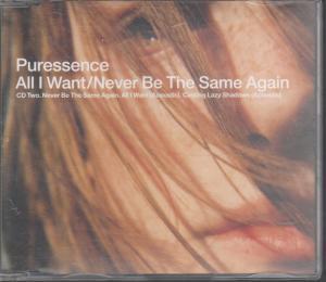 Puressence - All I Want - Cd