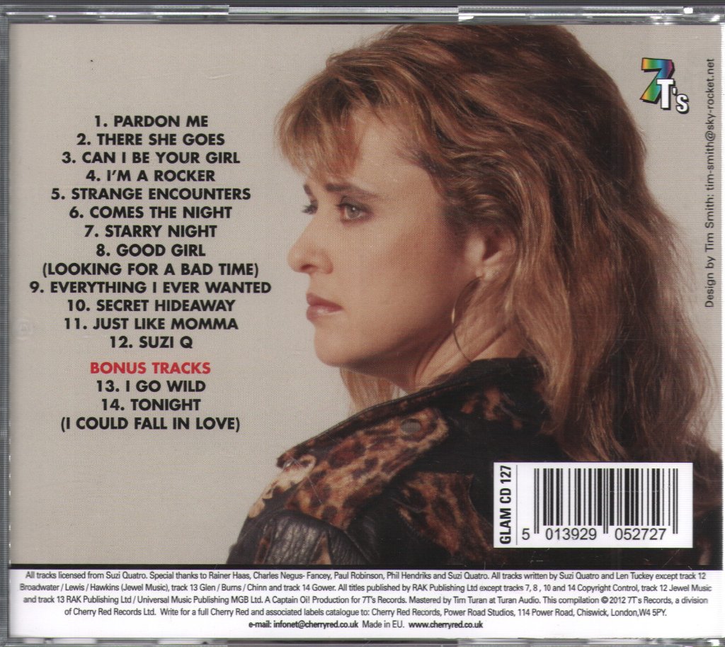 Suzi Quatro - Unreleased Emotion - Cd