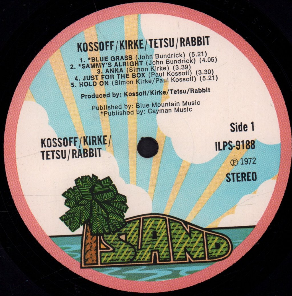 Kossoff Kirke Tetsu Rabbit - Kossoff Kirke Tetsu Rabbit - Lp