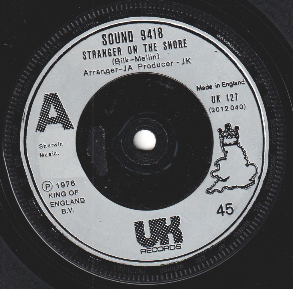 Sound 9418 - Stranger On The Shore - 7 Inch