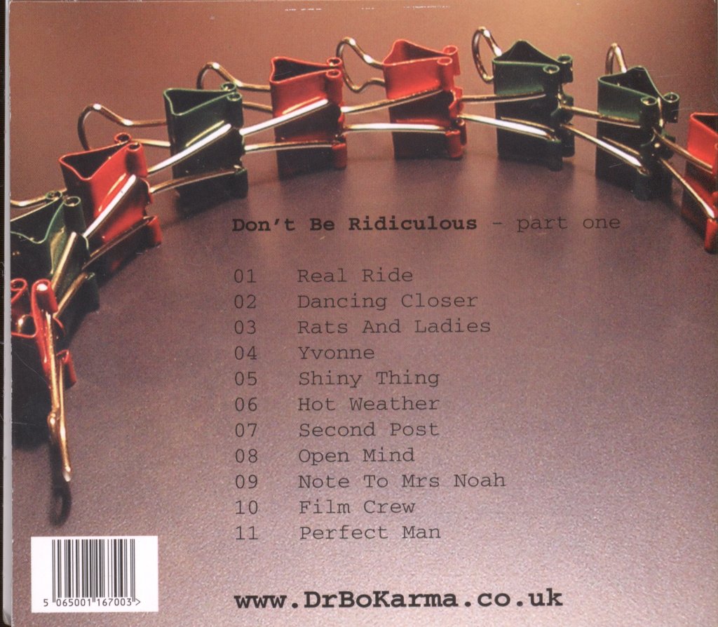 Drbokarma - Don't Be Ridiculous - Part One - Cd