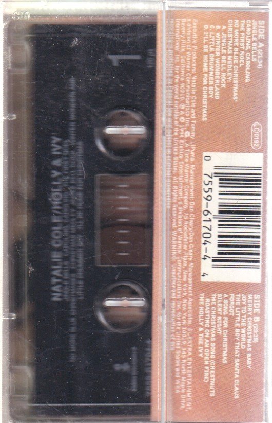 Natalie Cole - Holly & Ivy - Cassette