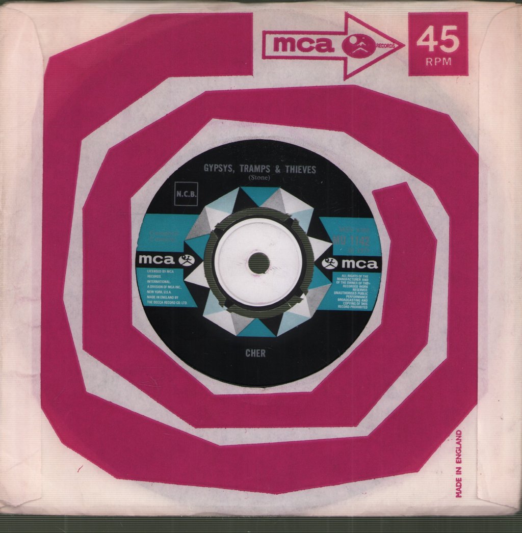 Cher - Gypsys Tramps And Thieves - 7 Inch