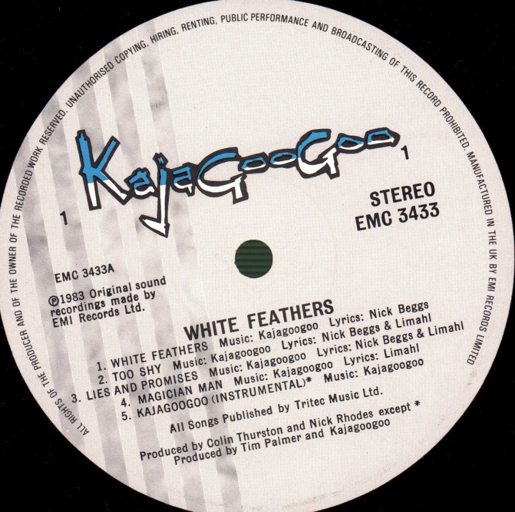 Kajagoogoo - White Feathers - Lp
