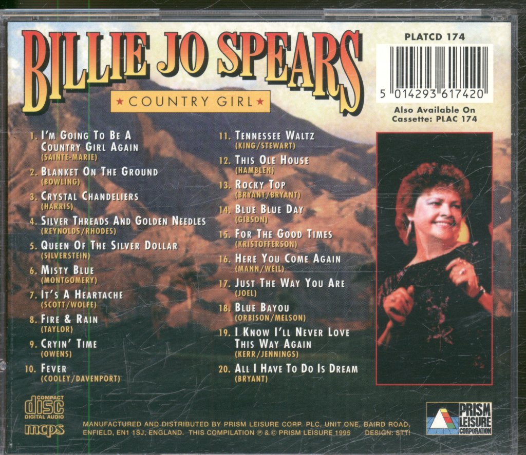 Billie Jo Spears - Country Girl - Cd