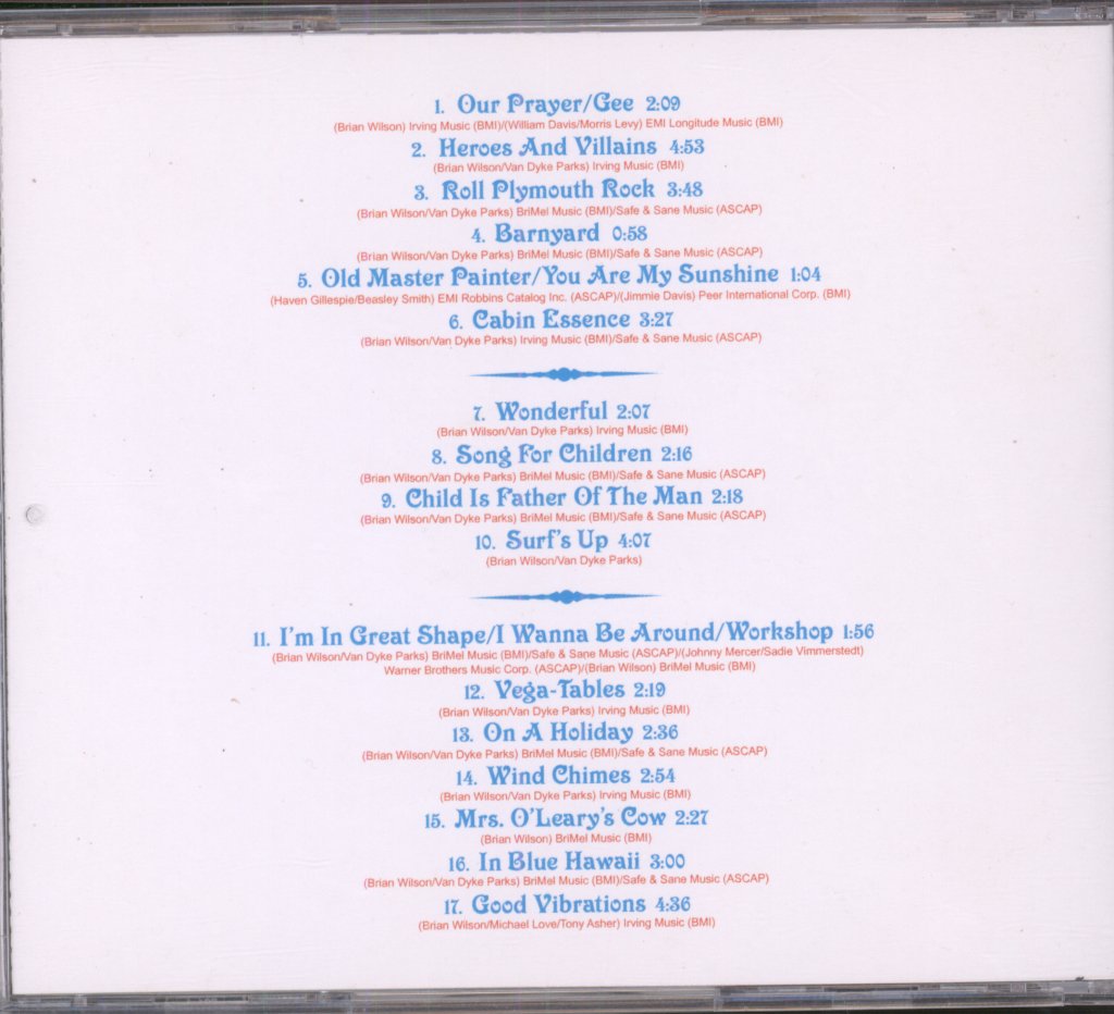 Brian Wilson - Smile - Cd