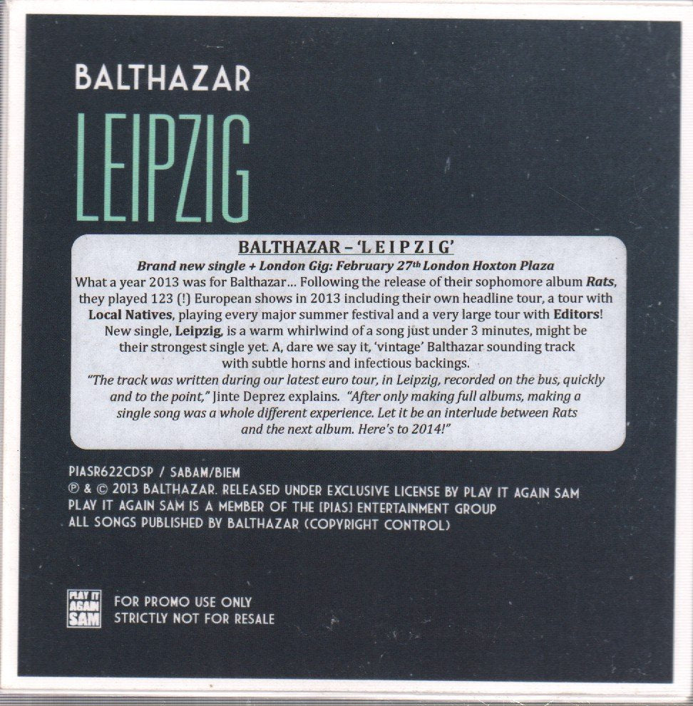 Balthazar - Leipzig - Cdr