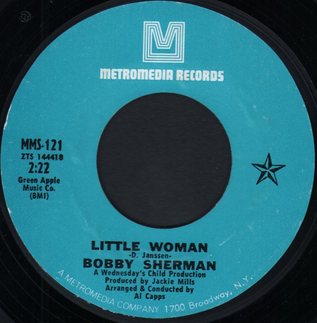 Bobby Sherman - Little Woman / Love - 7 Inch