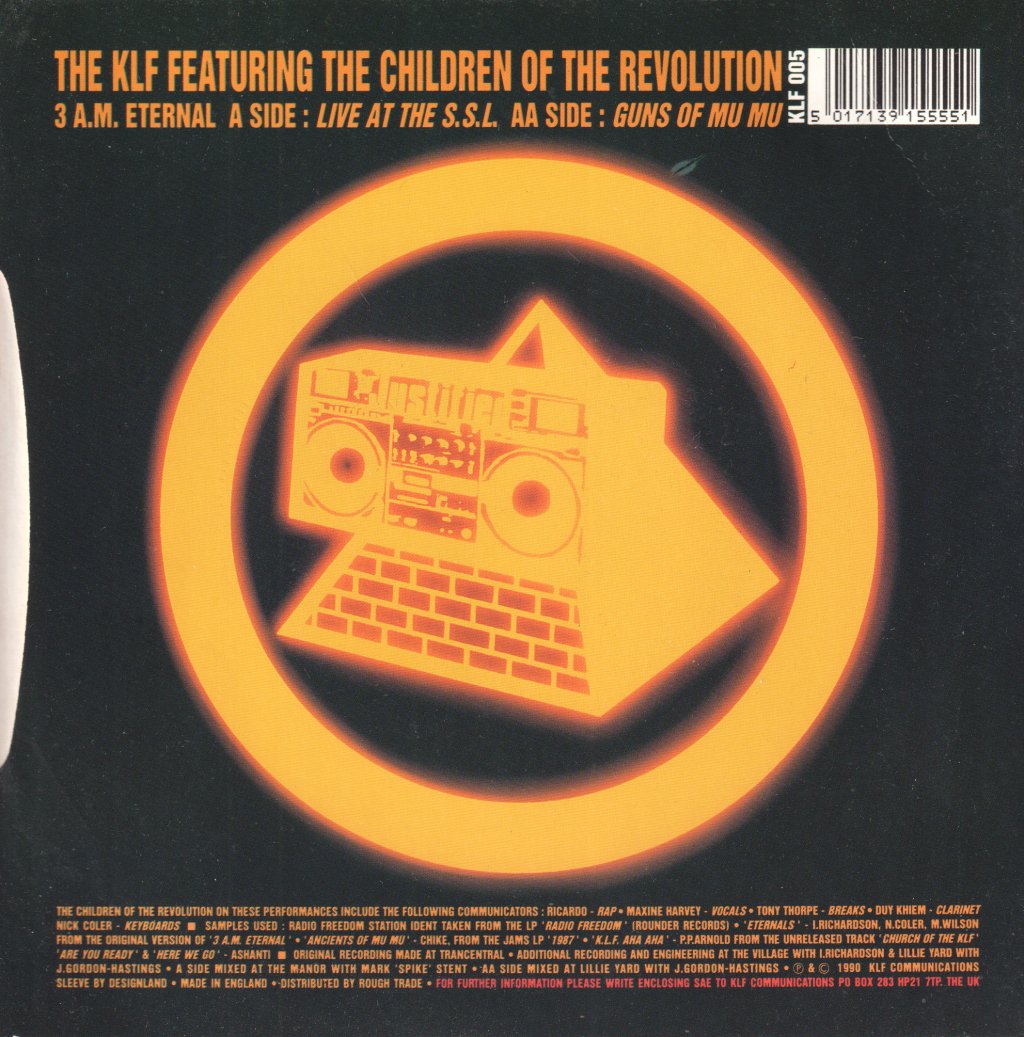 KLF - 3 A.m. Eternal - 7 Inch
