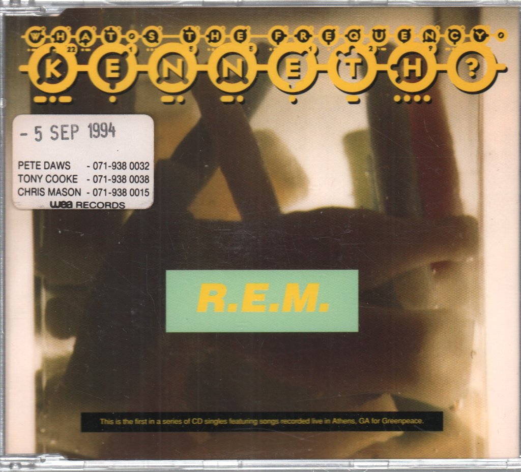 REM - What's The Frequency Kenneth - Cd