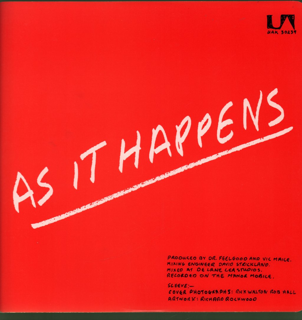 Dr. Feelgood - As It Happens - Lp