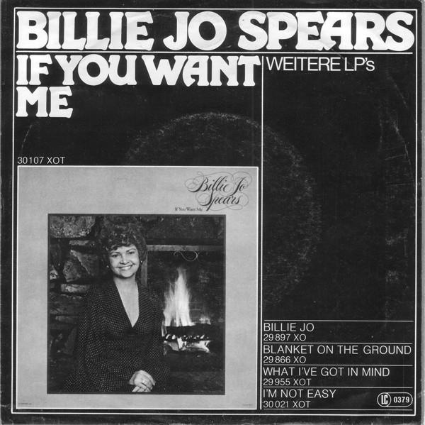 Billie Jo Spears - If You Want Me - 7 Inch