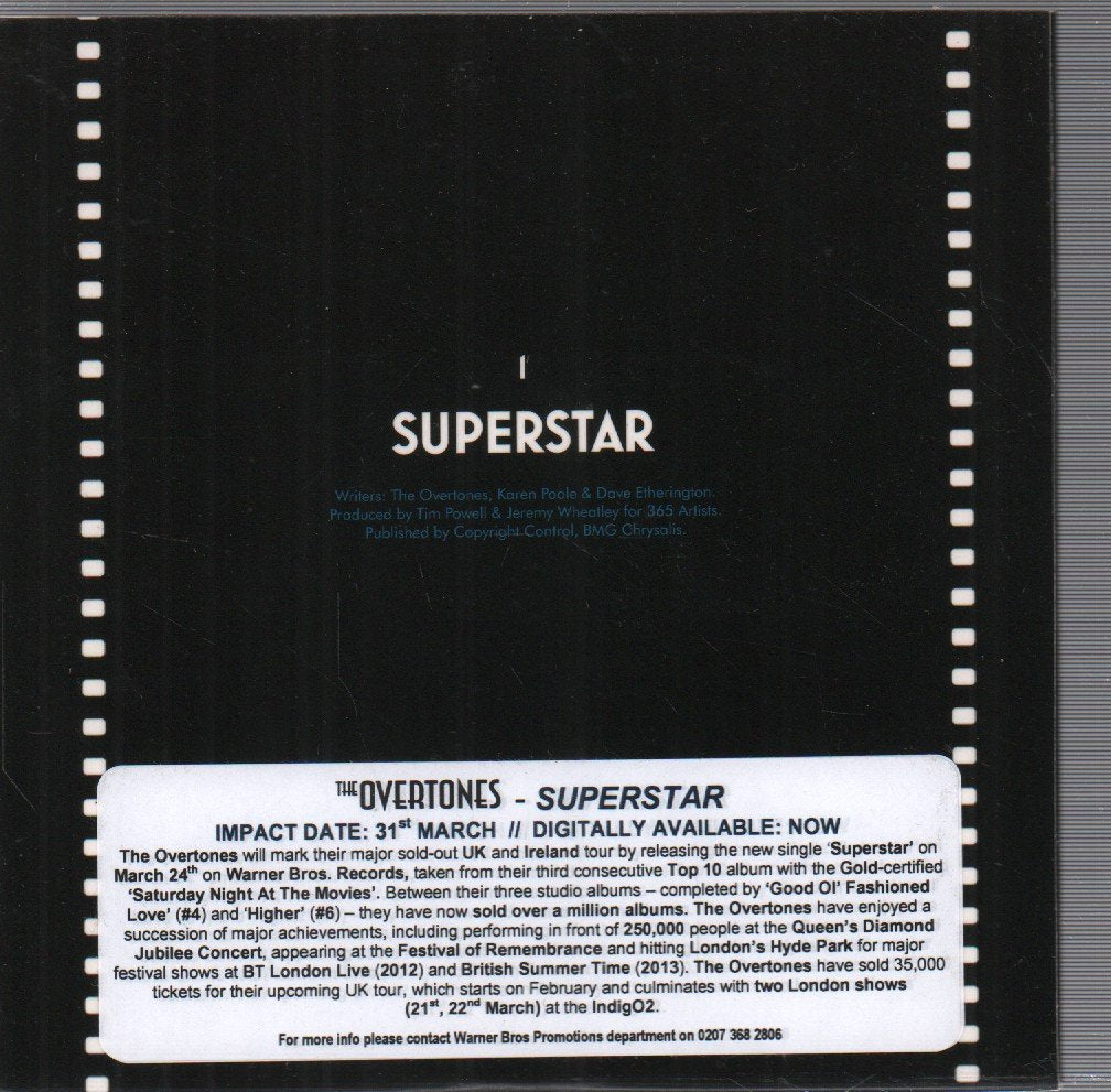Overtones - Superstar - Cdr