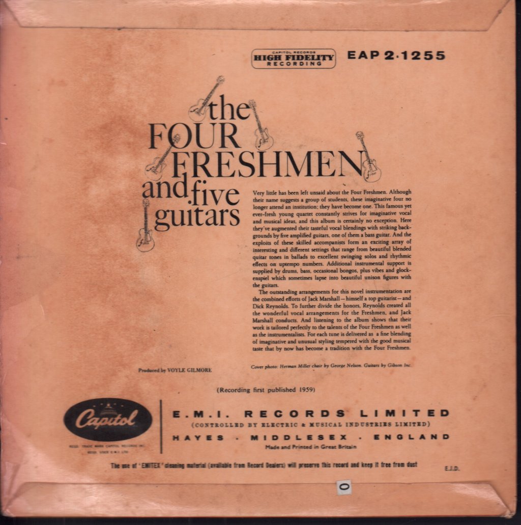 Four Freshmen - Four Freshmen And Five Guitars part 2 - 7 Inch